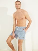 Seersucker Swim Trunks