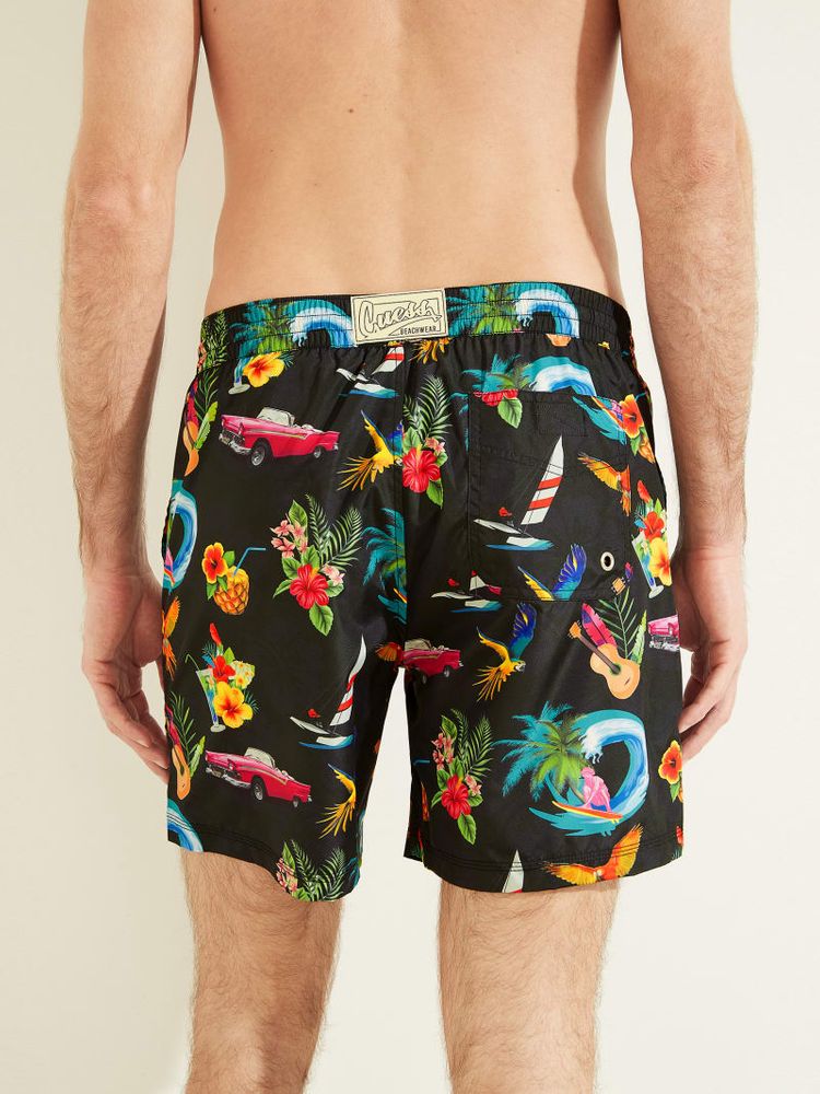 Eco Hawaii Woven Swim Trunks