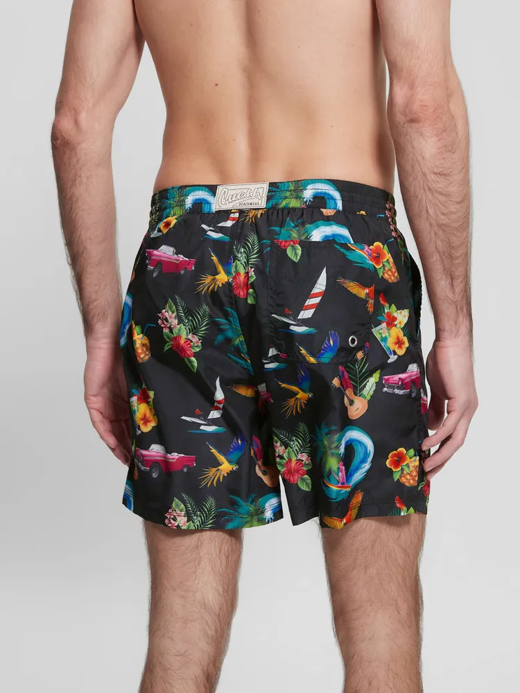 Eco Hawaii Woven Swim Trunks