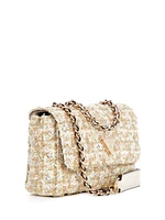 Giully Tweed Mini Convertible Crossbody