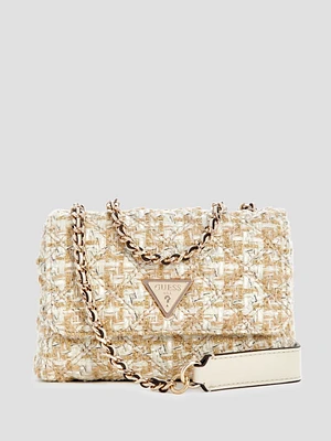 Giully Tweed Mini Convertible Crossbody