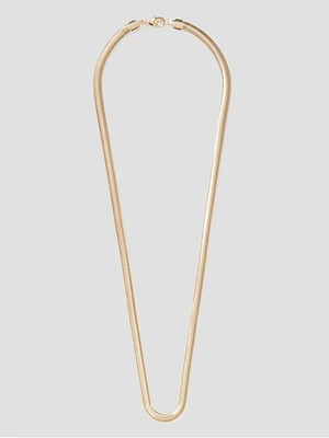 Gold-Tone Snake Chain Necklace