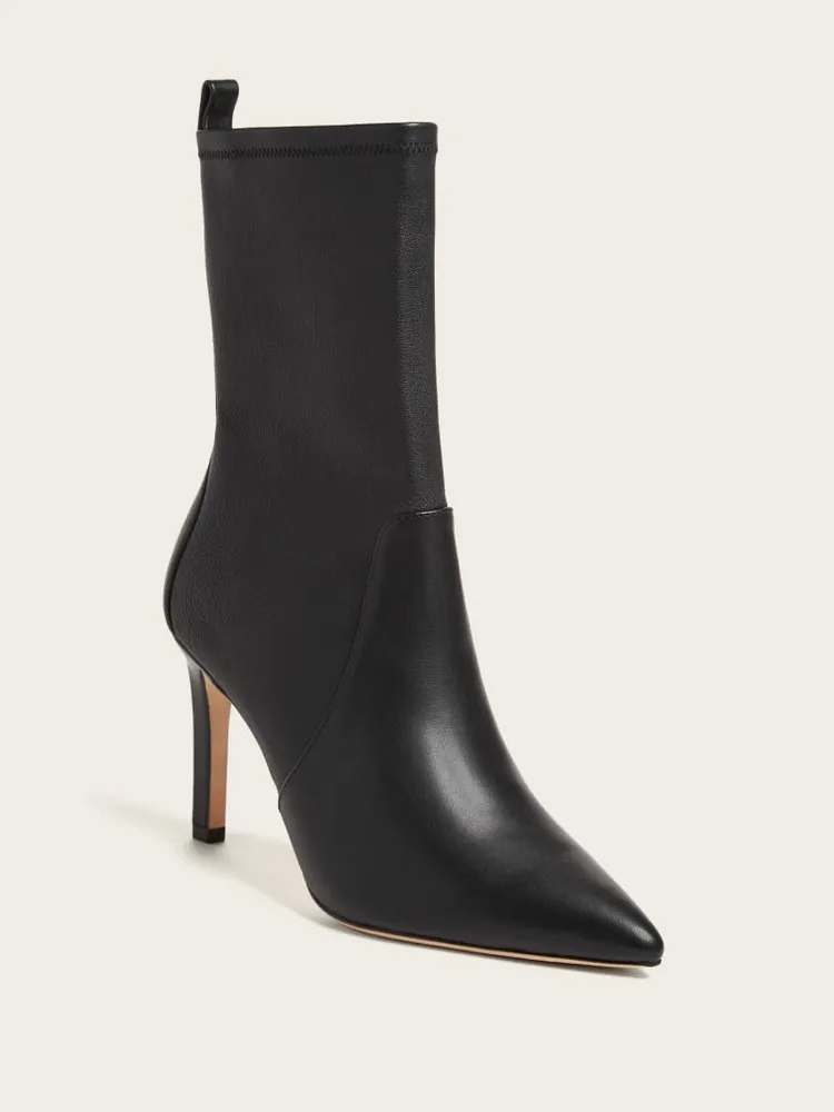 Mavrik Leather Ankle Bootie