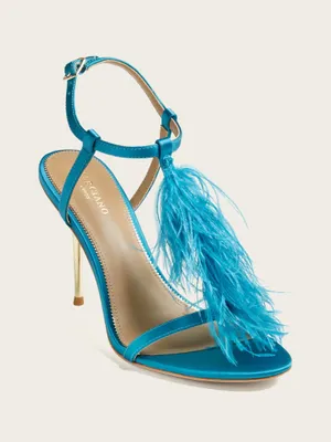 Reyon Feather Satin Heel