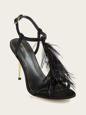 Reyon Feather Satin Heel