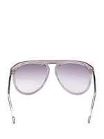 Clear Aviator Sunglasses