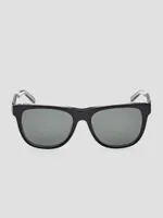 Square Logo Print Plastic Sunglasses