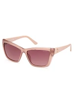 Cat-Eye Plastic Sunglasses
