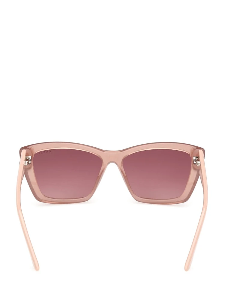 Cat-Eye Plastic Sunglasses