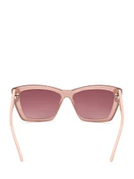 Cat-Eye Plastic Sunglasses