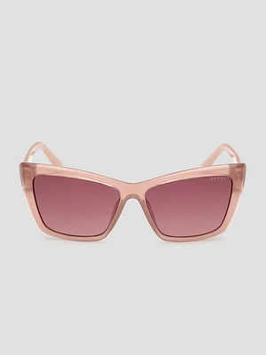 Cat-Eye Plastic Sunglasses