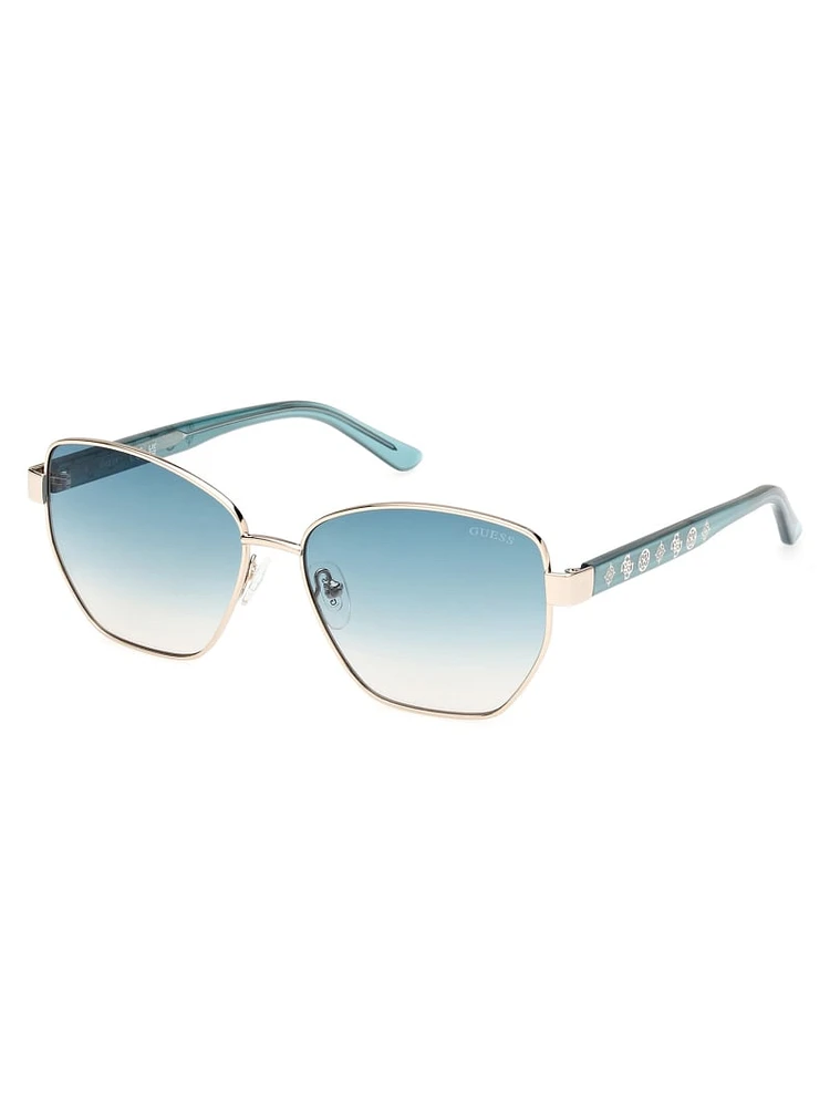 Josey Butterfly Peony Sunglasses