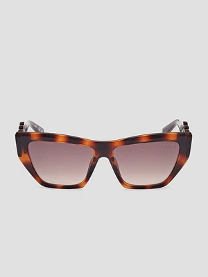 Cat-Eye Chain-Link Sunglasses