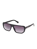Plastic Aviator Sunglasses