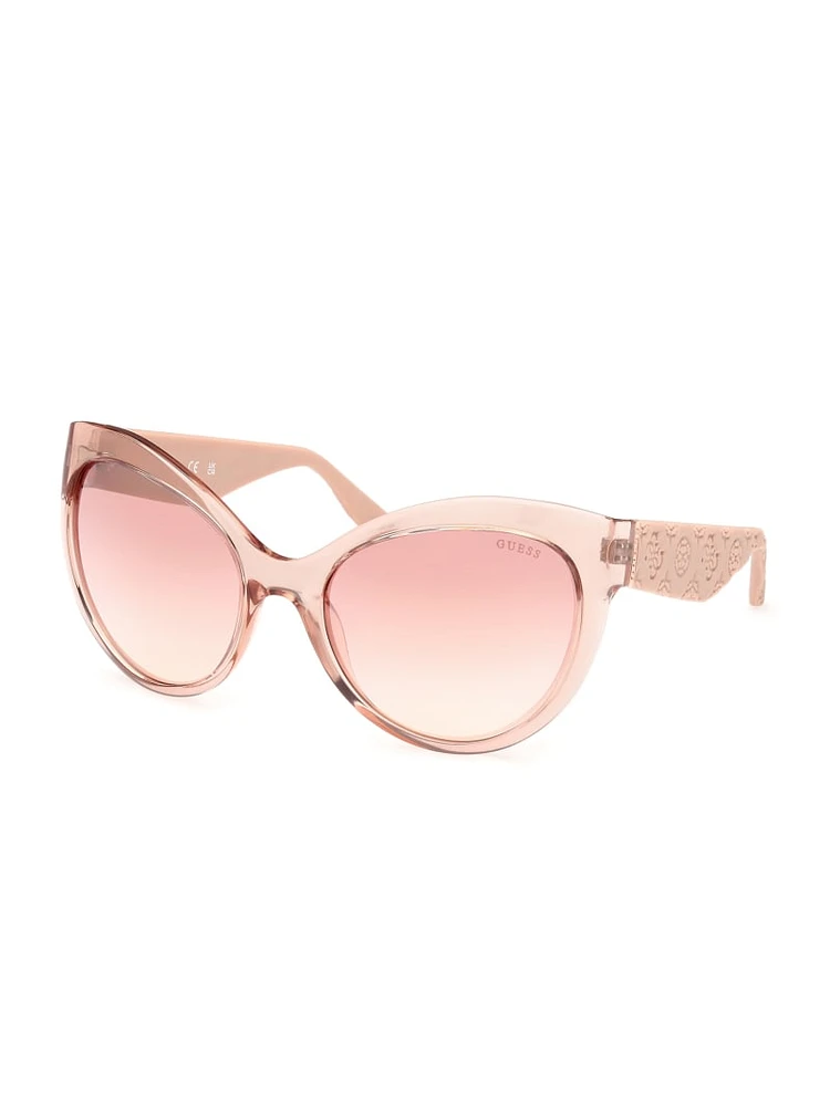 Juliette Butterfly Plastic Sunglasses