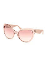 Juliette Butterfly Plastic Sunglasses
