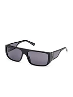 Damian Square Plastic Sunglasses