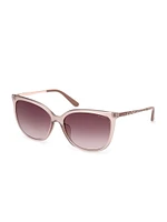 Plastic Round Cat-Eye Sunglasses