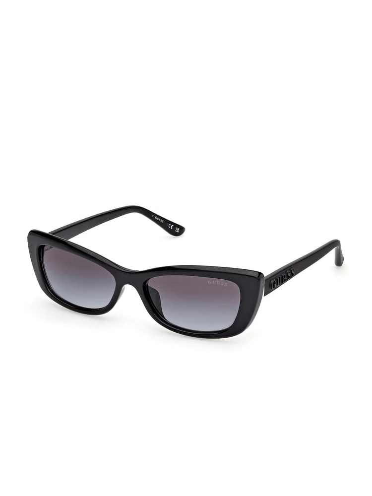 Cat-Eye Plastic Sunglasses