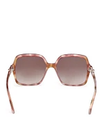 Oversized Plastic Square Sunglasses