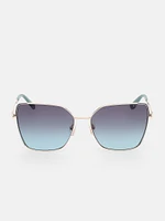 Metal Geometric Butterfly Sunglasses