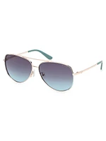 Aviator Metal Sunglasses