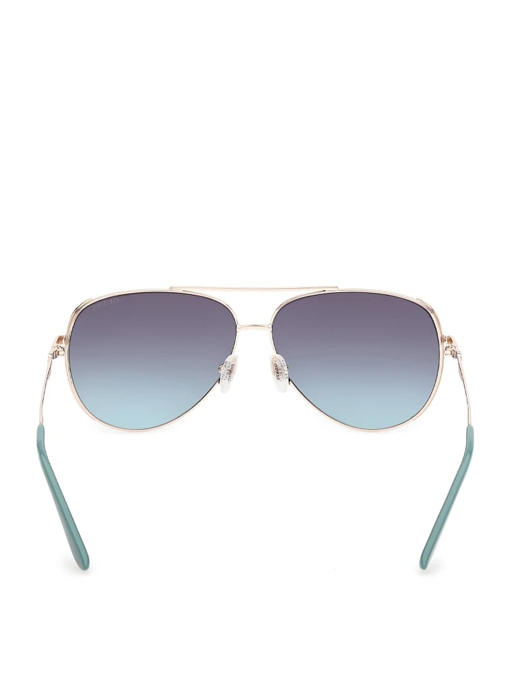 Aviator Metal Sunglasses