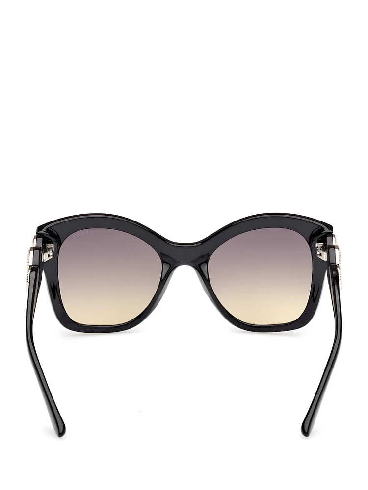 Butterfly Plastic Sunglasses