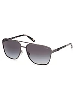 Metal Aviator Sunglasses
