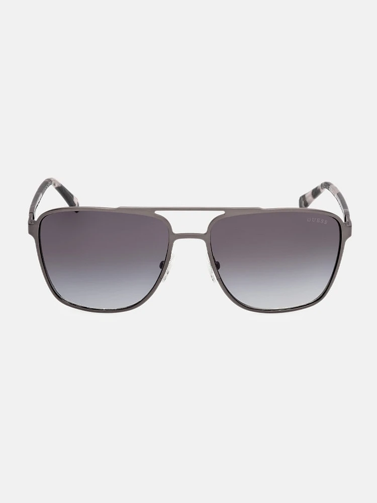 Metal Aviator Sunglasses