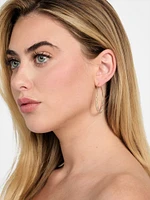 Crescent Hoop Earrings