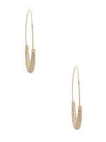 Crescent Hoop Earrings