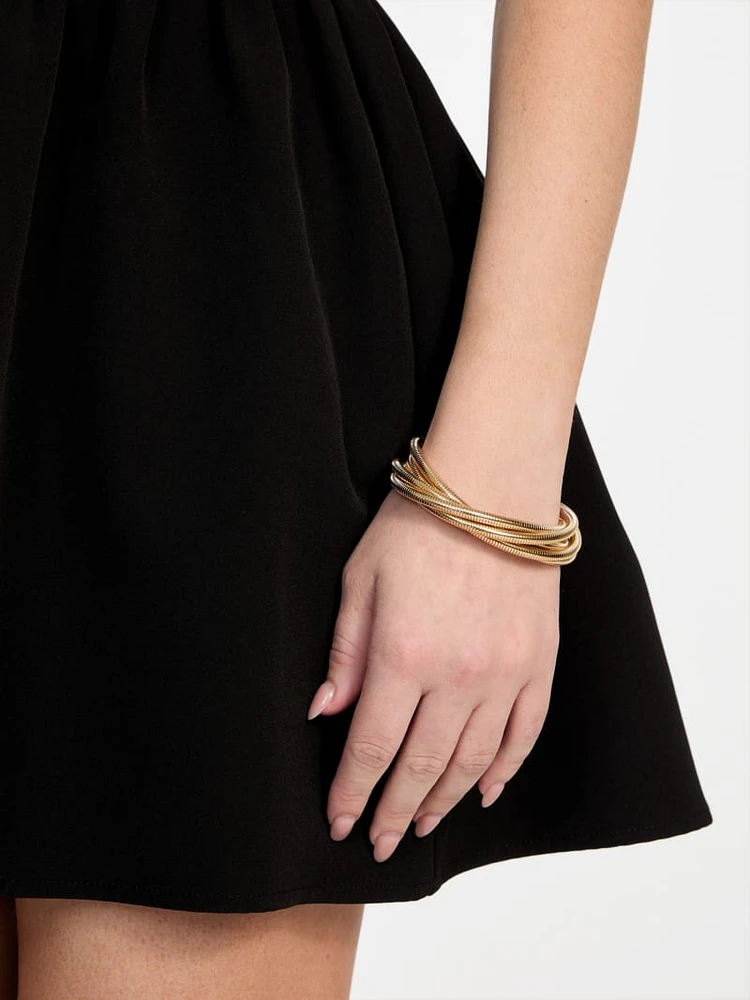 Gold-Tone Stretch Bracelet