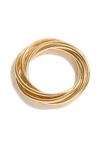 Gold-Tone Stretch Bracelet