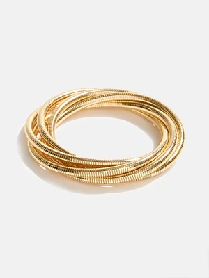 Gold-Tone Stretch Bracelet