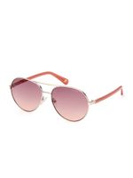 Gold-Tone Aviator Sunglasses