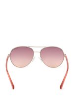 Gold-Tone Aviator Sunglasses