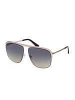 Oversized Metal Aviator Sunglasses