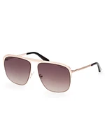 Metal Aviator Sunglasses