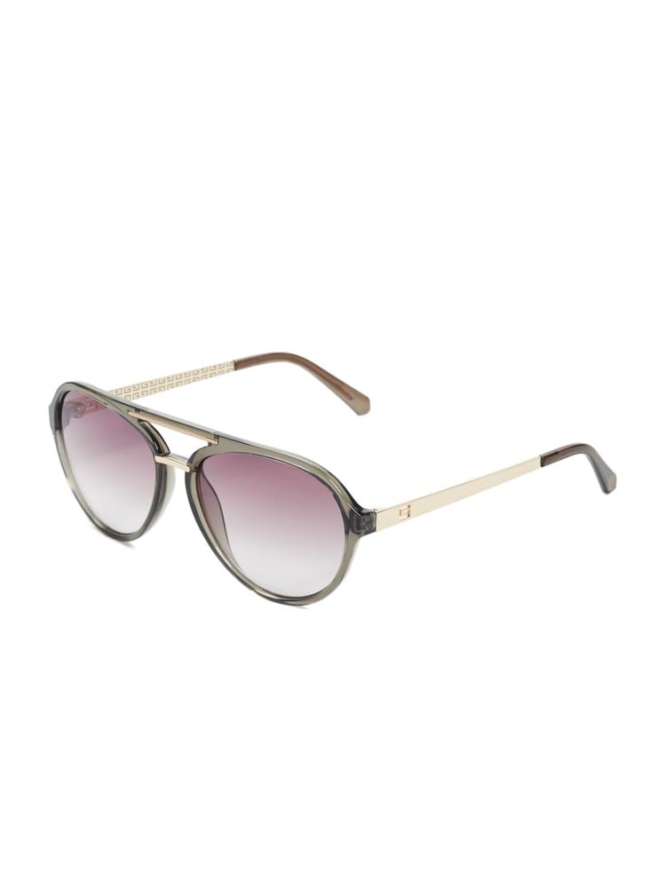 Samuel Logo Aviator Sunglasses