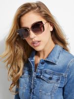 Tinted Cat-Eye Sunglasses