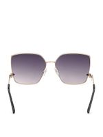 Oversized Square Zigzag Sunglasses