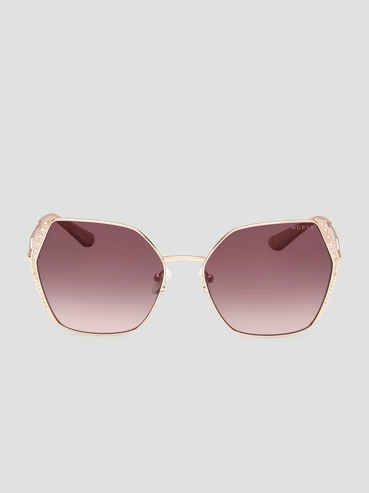 Geometric Stone Sunglasses