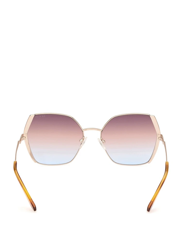 Geometric Stone Sunglasses