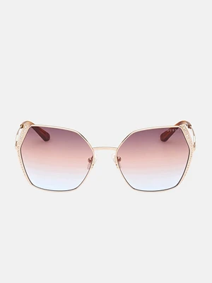 Geometric Stone Sunglasses