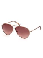 Animal Print Aviator Sunglasses