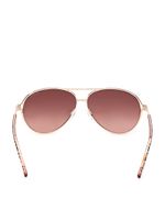 Animal Print Aviator Sunglasses