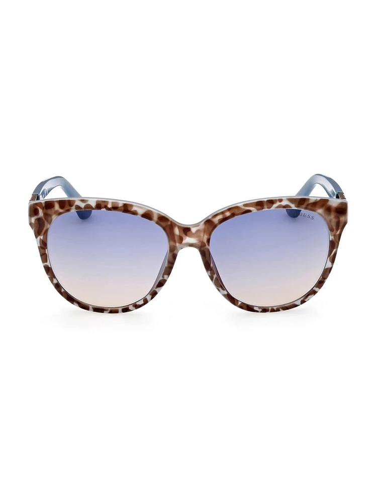 Tortoise Round Sunglasses