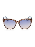 Tortoise Round Sunglasses