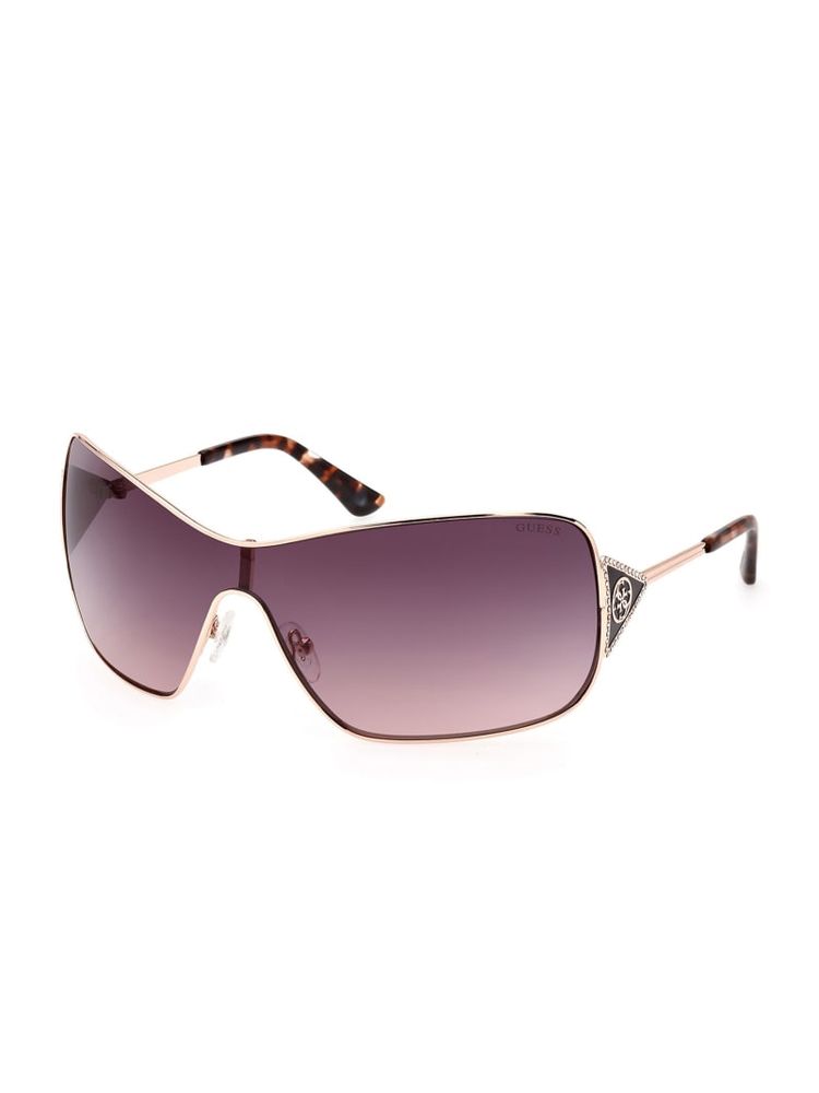 Quattro G Logo Metal Shield Sunglasses